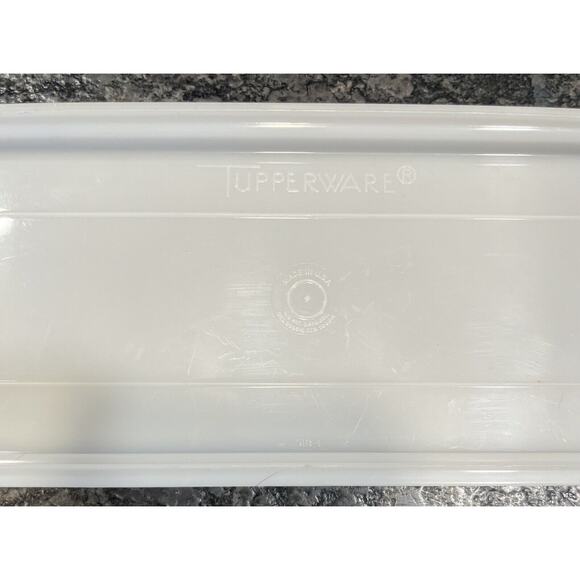 Vintage Tupperware Velveeta Cheese Keeper Butter Cracker Container #518-1 #519-2 - Picture 8 of 8